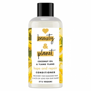 Sausų ir pažeistų plaukų conditioner Love Beauty and Planet with Ylang-Ylang and Coconut Oil 400 ml