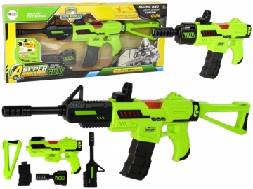 Šautuvas su garso ir šviesos efektais Žaisliniai ginklai