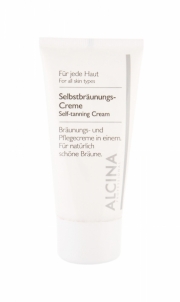 Savaiminio įdegio produktas ALCINA Self-Tanning Cream 50ml Saules krēmi