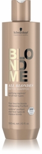Schwarzkopf Professional Detox shampoo for all types of blonde hair BLONDME All Blonde with ( Detox Shampoo) - 300 ml 