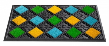 SCOOBY 003, 45x75 cm kilimėlis, geltona/žalia/melsva Коврики