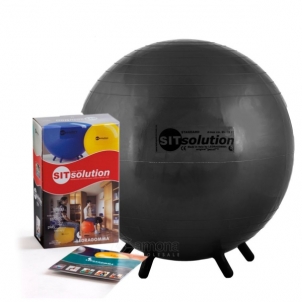 Sėdėjimo kamuolys Original PEZZI Sitsolution MAXAFE 45 cm Black Vingrinājumā bumbiņas
