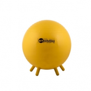 Sėdėjimo kamuolys Original PEZZI Sitsolution MAXAFE 45 cm Yellow (maišelyje) Mankštos kamuoliai