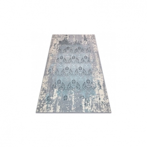 Sendinto dizaino kilimas su melsvais akcentais CORE | 180x270 cm 