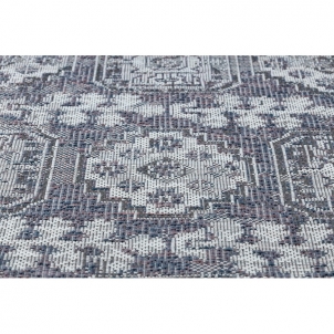 Sendinto dizaino kilimas su mėlynais atspalviais SION Ornamentas | 180x270 cm