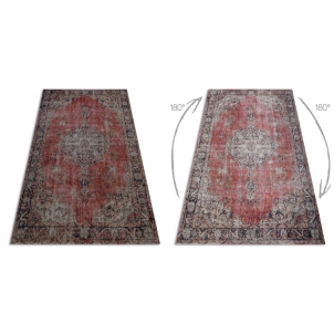 Sendinto dizaino lauko kilimas su raudonais akcentais MUNDO | 180x270 cm