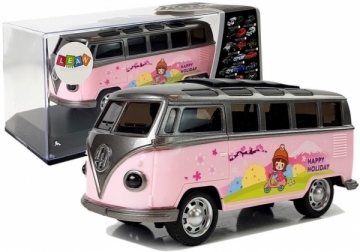 Senovinis autobusiukas, rožinis Toys for girls
