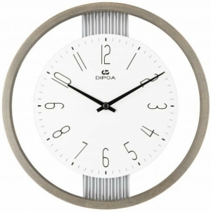 Sieninis laikrodis DIPOA WN102GY Interjera pulksteņi, meteoroloģiskās stacijas