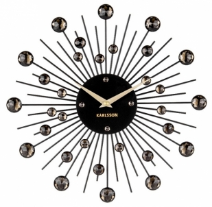 Sieninis laikrodis Karlsson KA4860BK Interjera pulksteņi, meteoroloģiskās stacijas