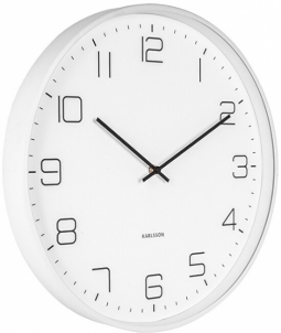 Sieninis laikrodis Karlsson Wall clock KA5751WH Interjera pulksteņi, meteoroloģiskās stacijas