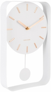 Sieninis laikrodis Karlsson Wall pendulum clock KA5796WH