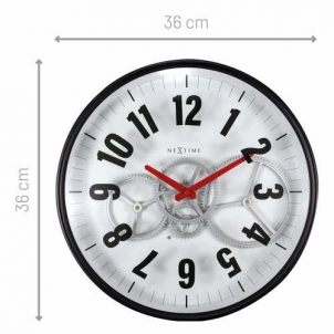 Sieninis laikrodis Nextime Modern Gear Clock 3259WI