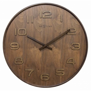 Sieninis laikrodis Nextime Wood Wood Medium 3096br Interjero laikrodžiai, metereologinės stotelės