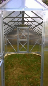 Greenhouse GASPADINĖ 10m x 2,64 x 2,42 (26,4m2) su 6 mm. polikarbonato danga