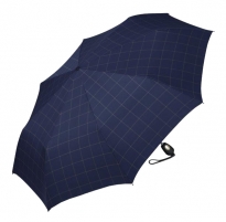 Skėtis Esprit Men´s Umbrella Gents Mini Tecmatic Check Blue Umbrellas