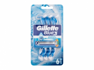 Skustuvas Gillette Blue3 Cool Razor 6vnt Depilācijas līdzekļi