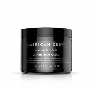 Skutimosi kremas American Crew (Lather Shave Cream) 250 ml Skūšanās želeja