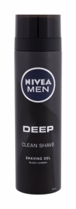Skutimosi želė Nivea Men Deep Clean 200ml Shaving gel