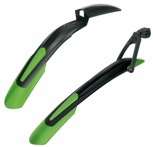 Skydelių komplektas 29 SKS X-Blade & Shockblade green Bicycle visors/rain