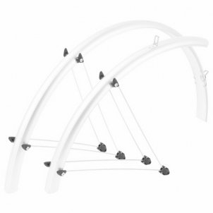 Skydelių komplektas Orion OR 28x53mm nylon white Bicycle visors/rain