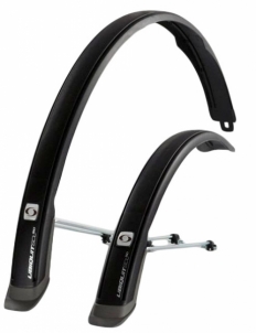Skydelių komplektas Simpla UBIQUIT SDL 50mm black-titan Bicycle visors/rain