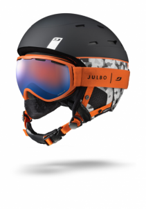 Slidinėjimo šalmas Norby Pilka/Oranžinė, 60/62 Ski helmets