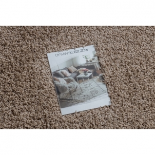 Smėlio spalvos ilgo plauko kilimas SOFFI | 80x300 cm 