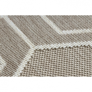 Smėlio spalvos kilimas SPRING Geometry | 120x170 cm