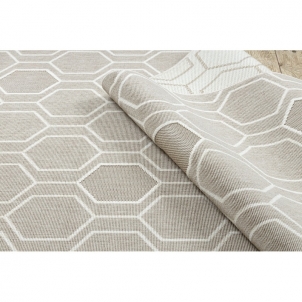Smėlio spalvos kilimas SPRING Geometry | 200x290 cm