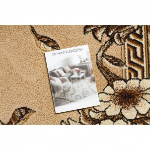 Smėlio spalvos kilimas su gėlių ornamentais TRIO | 120x170 cm 