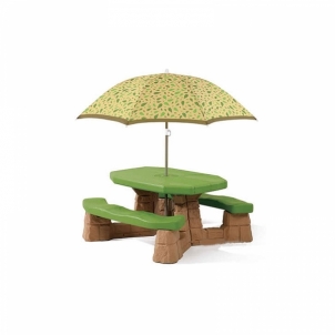 Sodo stalas su skėčiu - Step2 Žaidimų aikštelės, supynės