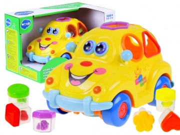 Spalvingas interaktyvus automobiliukas ZA0607 Interaktīvās rotaļlietas