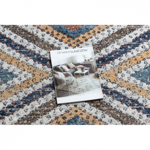 Spalvingas kilimas su kutais BELLE Rombai | 160x220 cm 