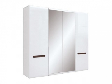 Cupboard Azteca Trio SZF2D2L/21/22 white sparkling Bedroom cabinets