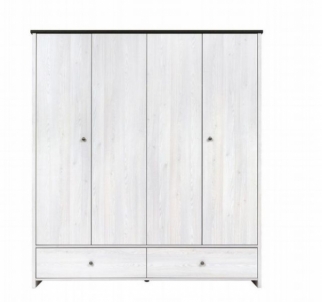 Cupboard Porto SZF4D2S maumedis Bedroom cabinets