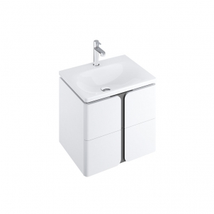 Cabinet po praustuvu Ravak SD Balance, 500, white/grafito Bathroom cabinets