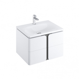 Cabinet po praustuvu Ravak SD Balance, 800, white/grafito Bathroom cabinets