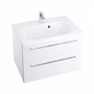 Cabinet po praustuvu Ravak SD Chrome II, 70 cm white/white Bathroom cabinets