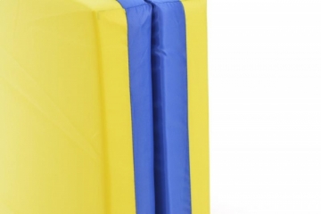Sporto kilimėlis, 66 x 120 cm, mėlyna/ geltona