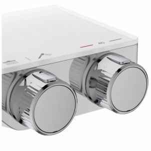Stacionari dušo sistema Ideal Standard Ceratherm S200, su Ø250 galva, lentynėlė ir rankiniu dušu, chrom