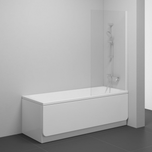 Stacionari vonios sienelė Ravak Nexty, NVS1-80 balta+Transparent Dušo sienelės, durys