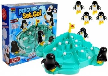 Stalo žaidimas &quot;Penguins Set Go&quot; Настольные игры для детей