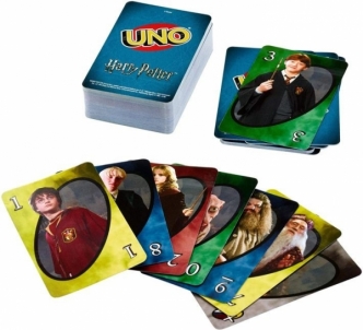 Stalo žaidimas Mattel Games FNC42 Uno Harry Potter Family Card Game Board games for kids