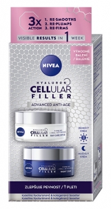 Stangrinamasis rinkinys brandžiai odai Nivea Hyaluron Cellular Filler Kvepalų ir kosmetikos rinkiniai