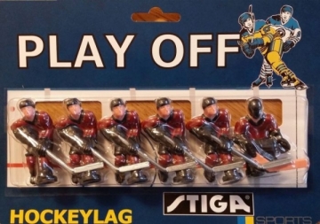 Stiga Play Off Hockey Team ЛАТВИЙСКАЯ ХОККЕЙНАЯ КОМАНДА galda hokeja spēlētāju komplekts Galda spēles bērniem