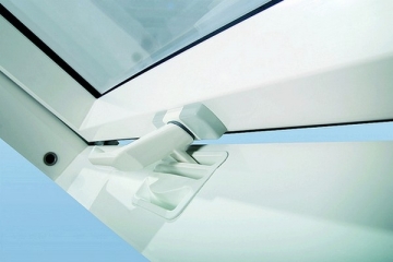 Roof windows FAKRO PTP-V with glass U3 and hatch V35, 114x118 cm, PVC