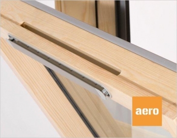 Roof Windows RoofLITE AERO AVX500 55x78 cm, wooden with ventilation