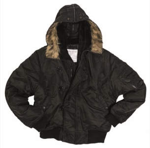 Striukė Alaska N2B juoda Mil-Tec 10411002 Soldier jackets, jackets