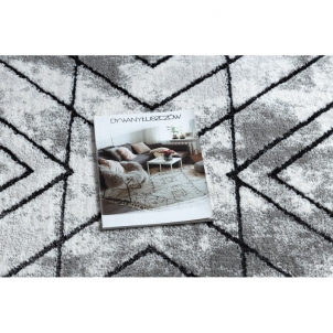 Struktūrinis kilimas su pilkais akcentais COZY Tico | 200x290 cm 