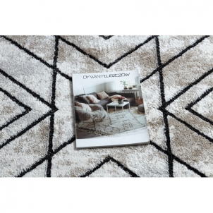 Struktūrinis kilimas su rudais akcentais COZY Tico | 120x170 cm 
